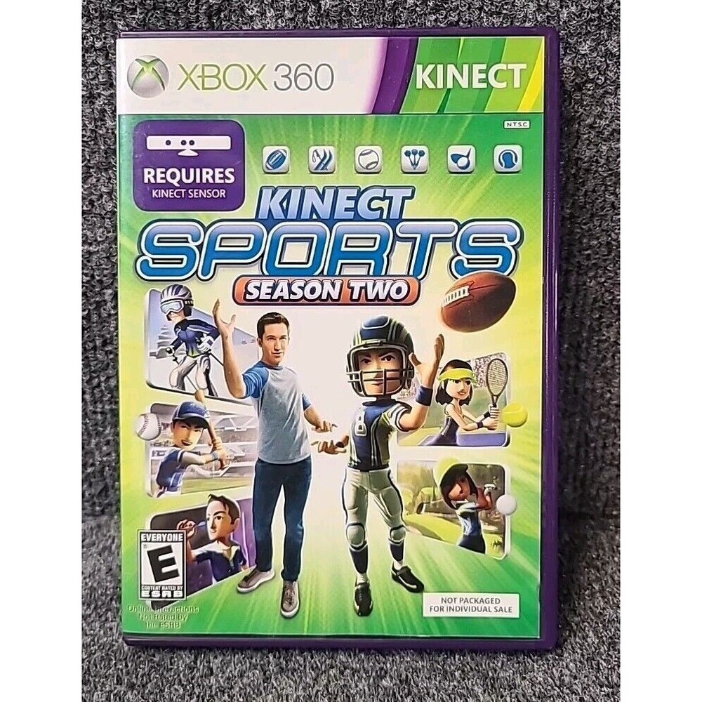 Xbox 360 Kinect Sports: Season Two (Microsoft 2011) Tested Works